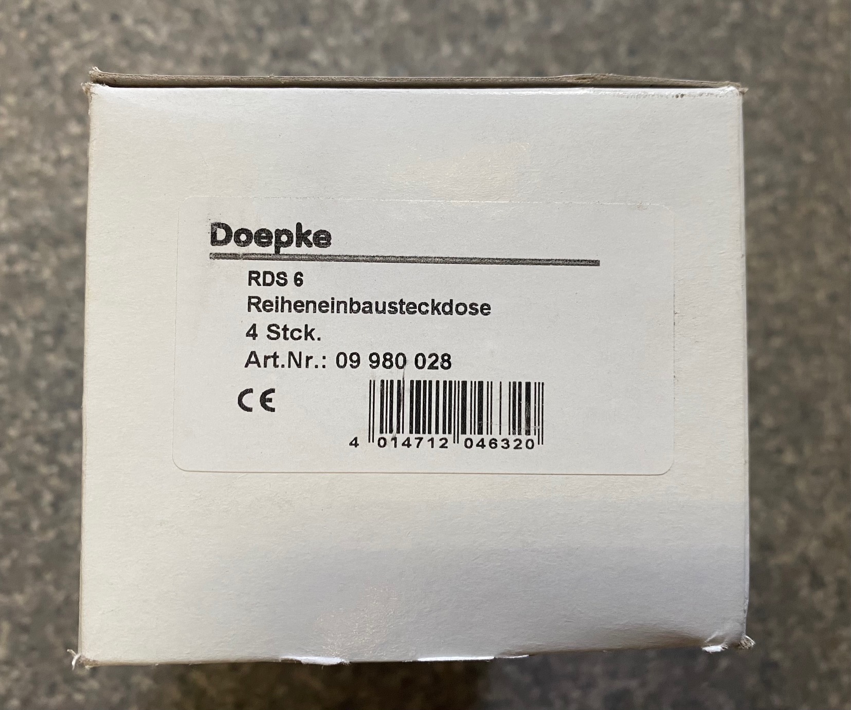 Doepke RDS 6 Reiheneinbausteckdose 4 Stueck