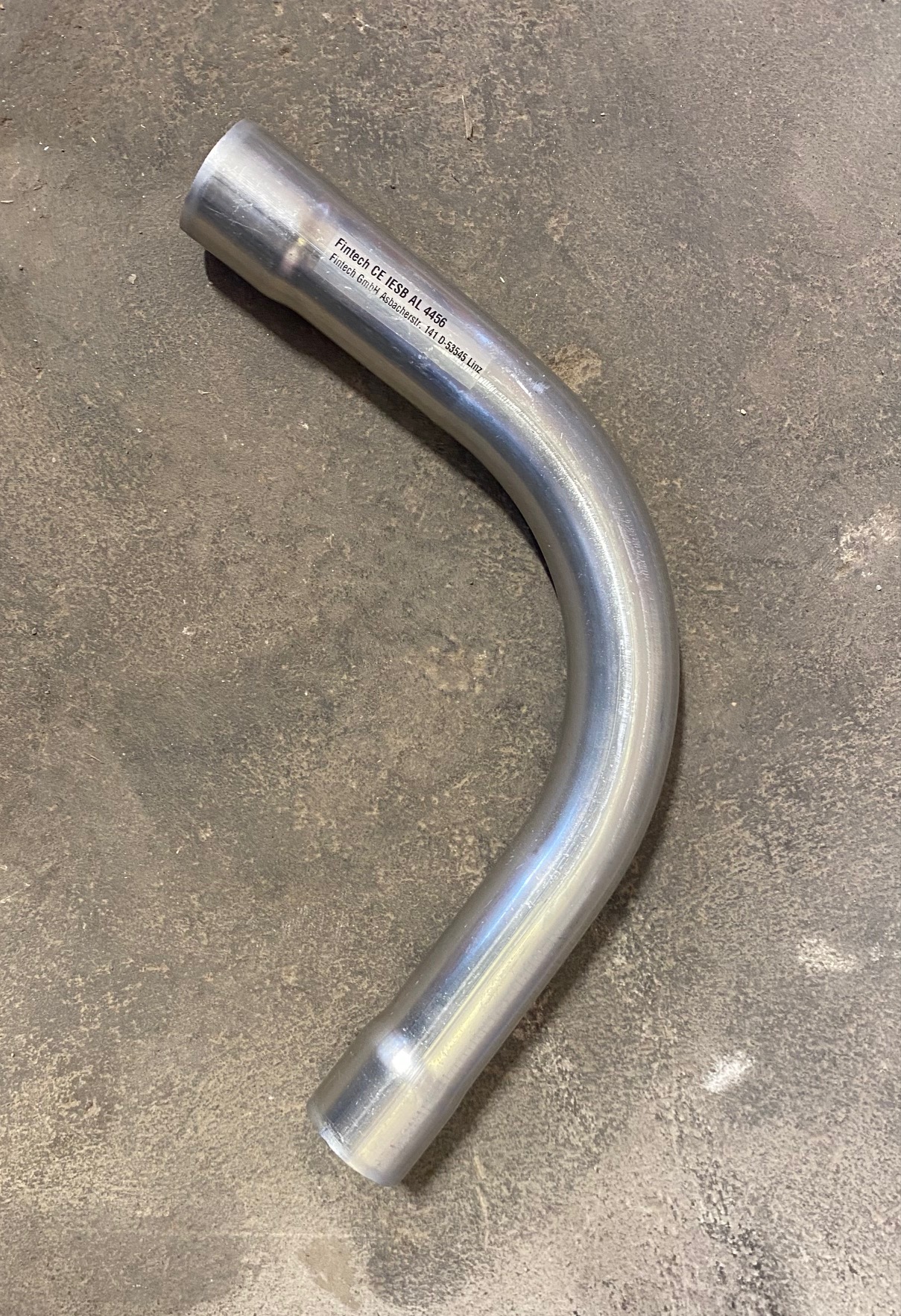 Fintech IESB 40 AL Aluminium-Steckbogen 90° für 40-mm-Rohr