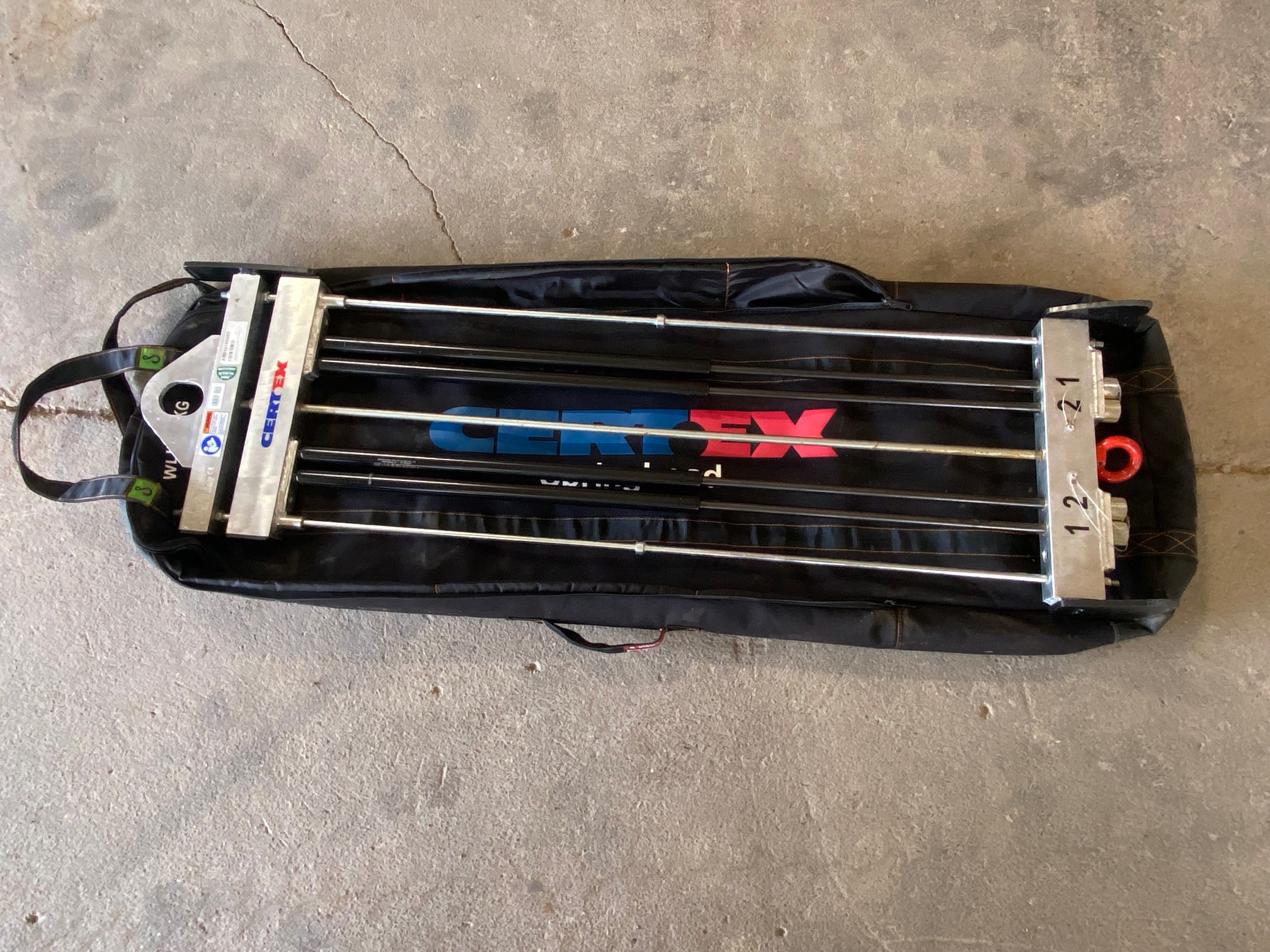 CERTEX A9B10165089 Chainhoist Test Tool mit Tasche 560-740 kg