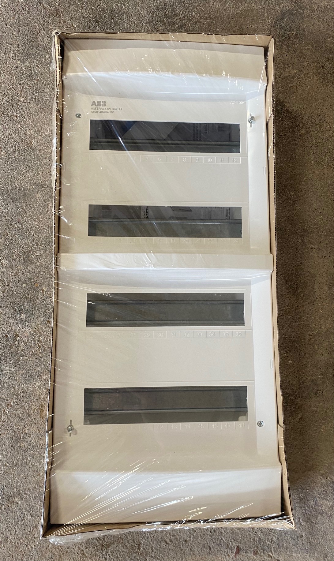 ABB Striebel John Mistral41W M41W448N3 Stromkreisverteiler 4x12 PLE IP40