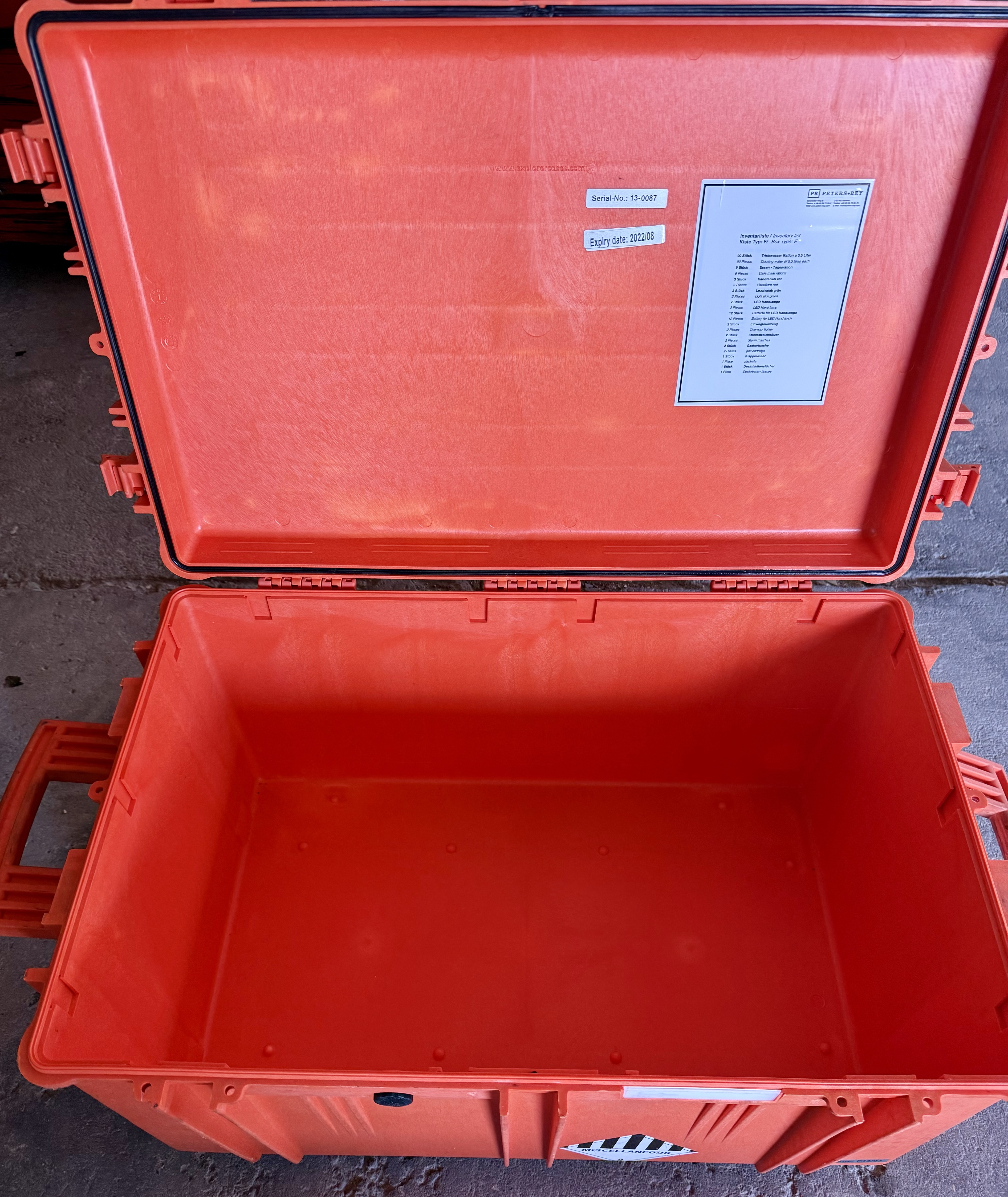 Explorer Cases 7641 Transportkoffer orange leer